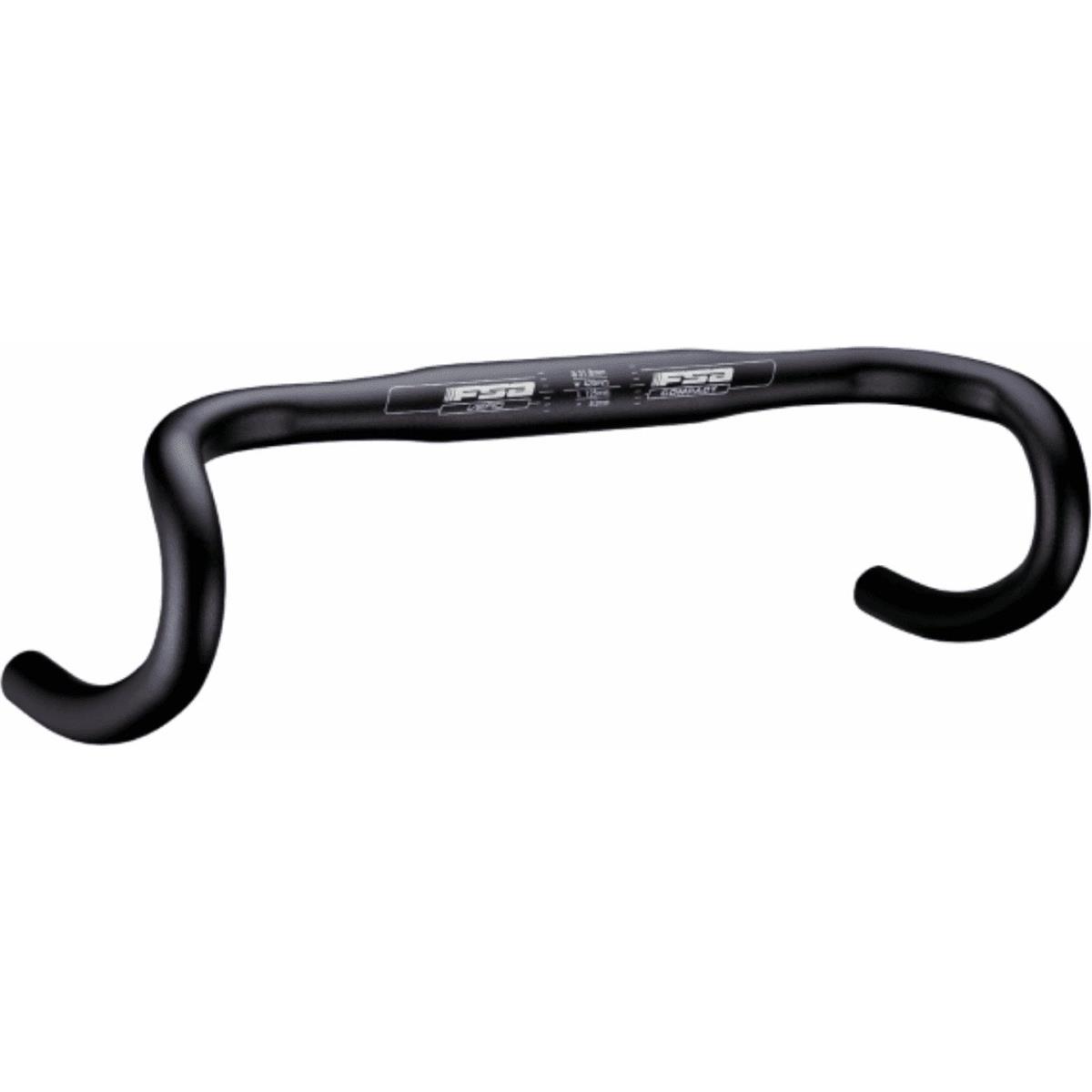 4713909531044 - Compact Lenker 440mm x 318mm aus schwarzem Aluminium für Rennrad