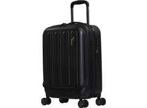 4715670147172 - eminent 4-Doppelrollen-Trolley Hartschale Laptopfach TSA-Schloss uni schwarz