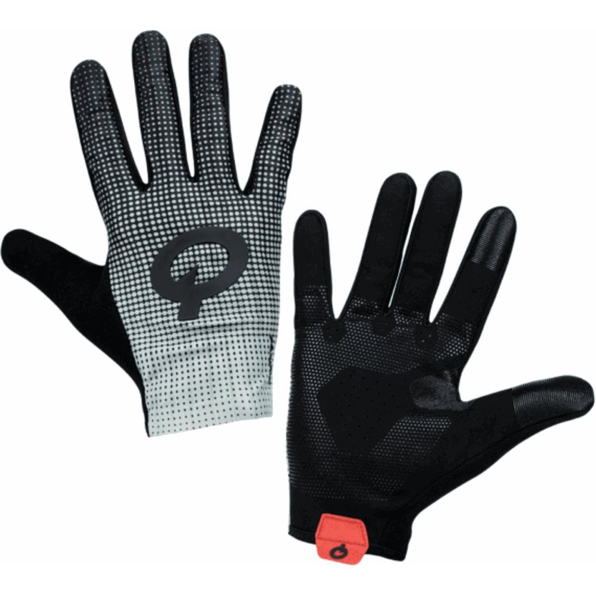 4716112787659 - Blend Long Finger Handschuhe S Weiß Schwarz für Straße Gravel und MTB XC