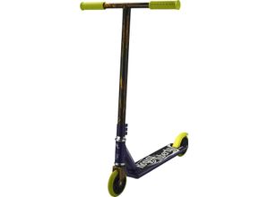 4716870702994 - JD Bug Freestyle Stunt Scooter Royal Liberty lila gelb Tretroller Stuntroller bis 100kg belastbar