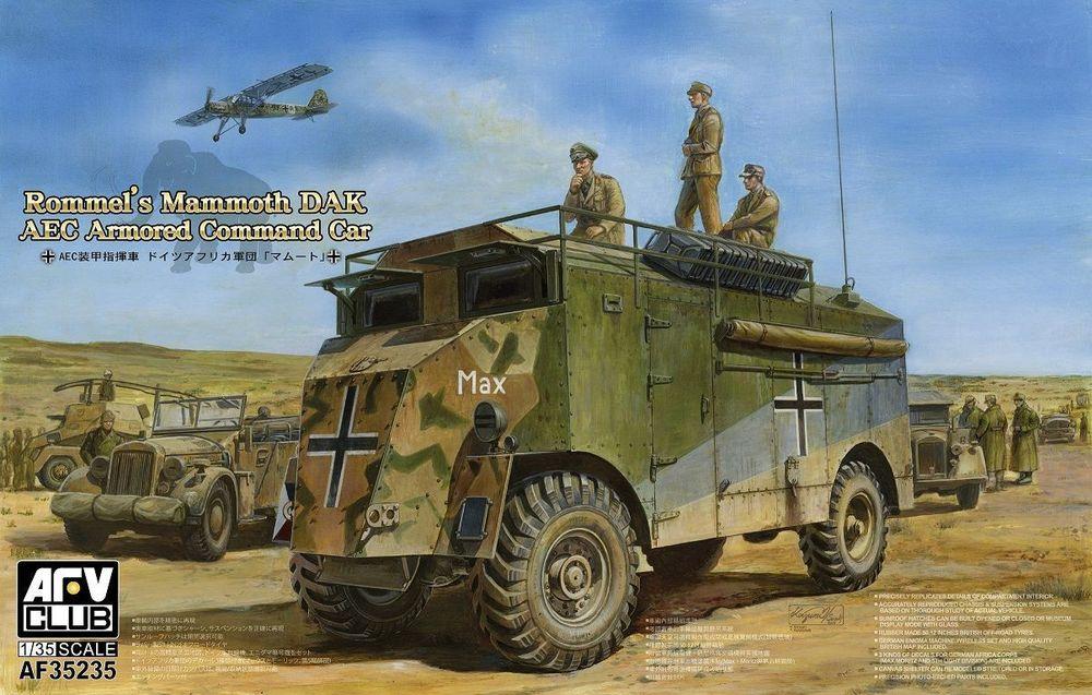 4716965352356 - AEC Armoured Commander Car of Rommel-Mam Mammoth (DAK) 4716965352356 - AEC Armoured Commander Car of Rommel-Mam Mammoth (DAK)