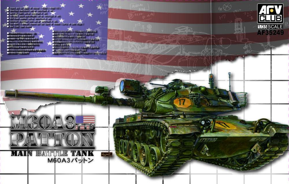 4716965352493 - AFV-Club AF35249 - M60A3 TTS Patton Main Battle Tank in 135