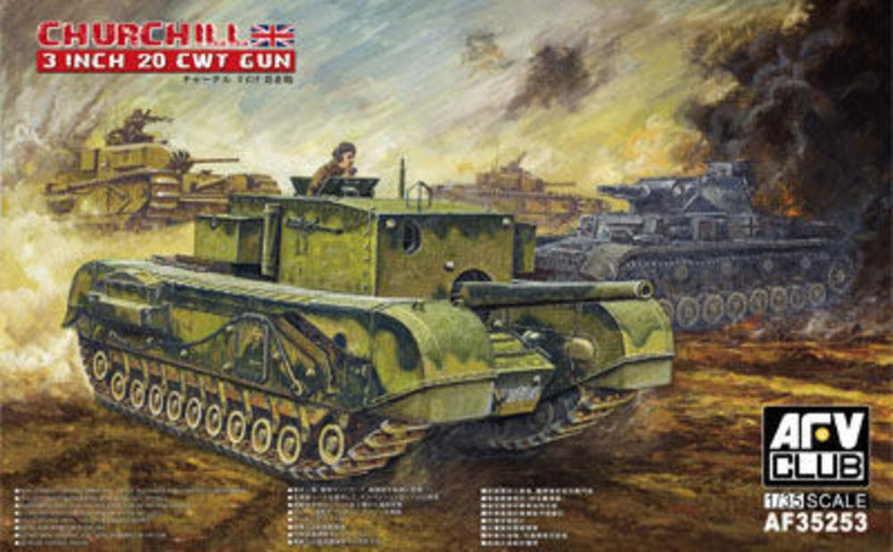 4716965352530 - AFV-Club AF35253 - British 3 inch gun Churchill tank in 135