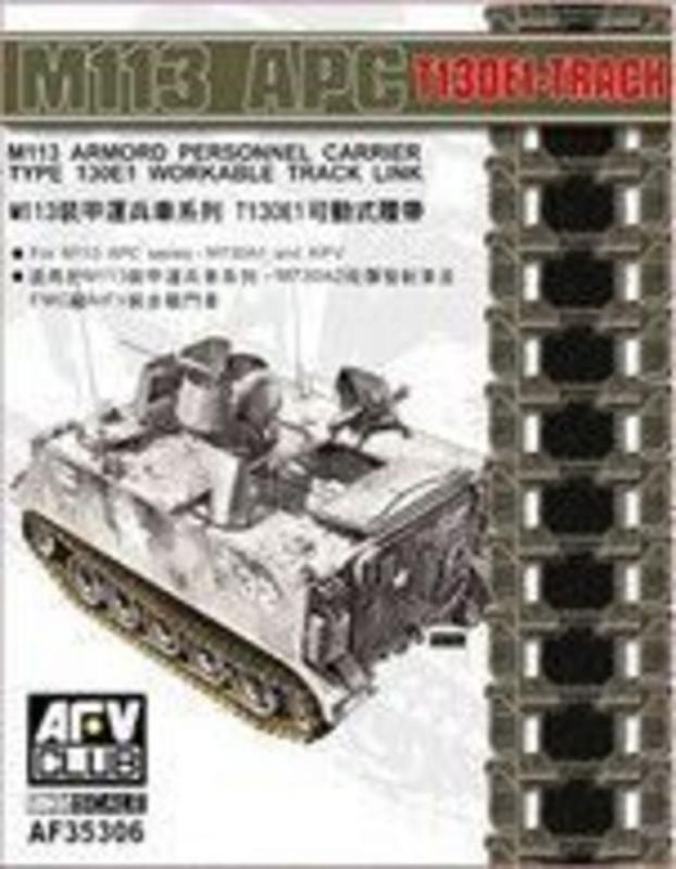 4716965353063 - AFV-Club AF35306 - M113 APC T130E1 Workable Track Link in 135