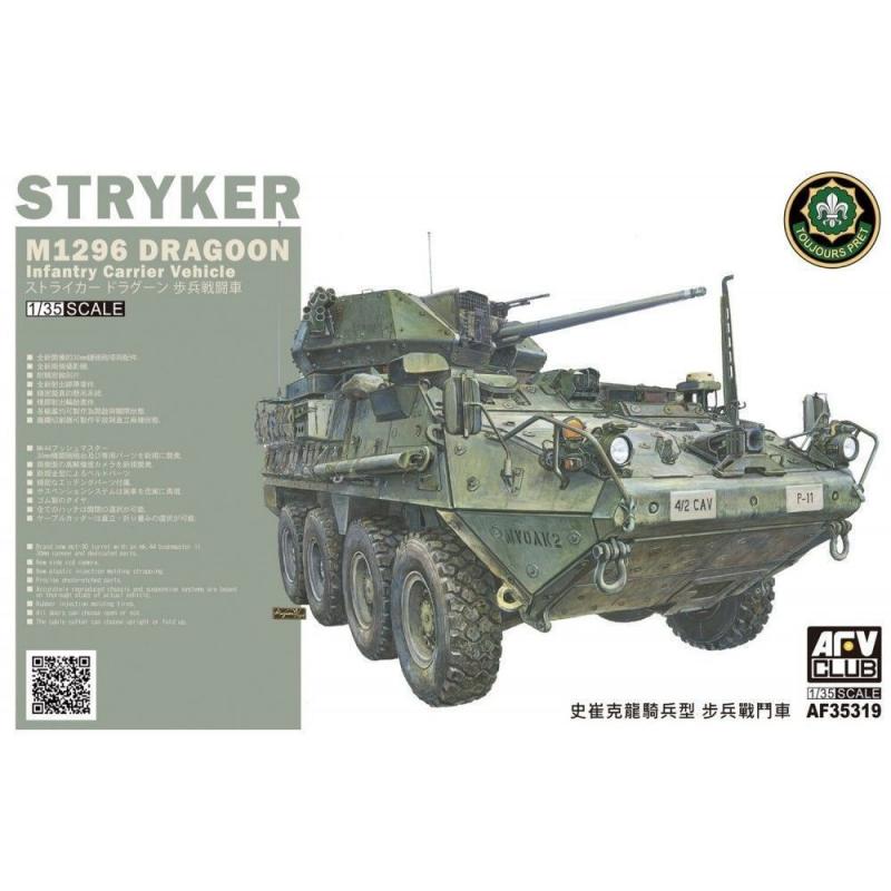 4716965353193 - AFV-Club AF35319 - M1296 Stryker Dragoon Infantry Fighting Vehicle in 135 4716965353193 - AFV-Club AF35319 - M1296 Stryker Dragoon Infantry Fighting Vehicle in 135