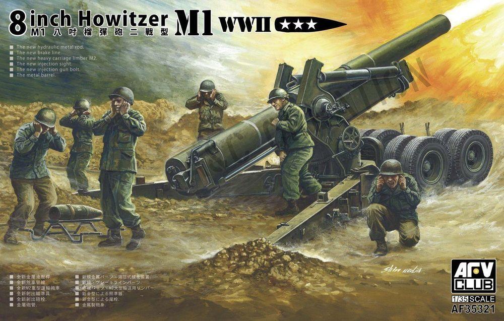 4716965353216 - AFV-Club AF35321 - 8 inch Howitzer M1 WWII in 135