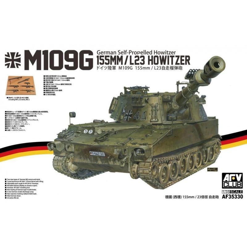 4716965353308 - M109G 155MM L23 Howitzer German Self-Propelled Howitzer 4716965353308 - M109G 155MM L23 Howitzer German Self-Propelled Howitzer