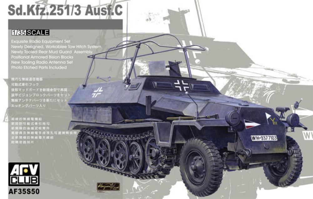 4716965359508 - AFV-Club 35S50 - Sdkfz 251 3 Ausf C (limited serie) in 135 4716965359508 - AFV-Club 35S50 - Sdkfz 251 3 Ausf C (limited serie) in 135