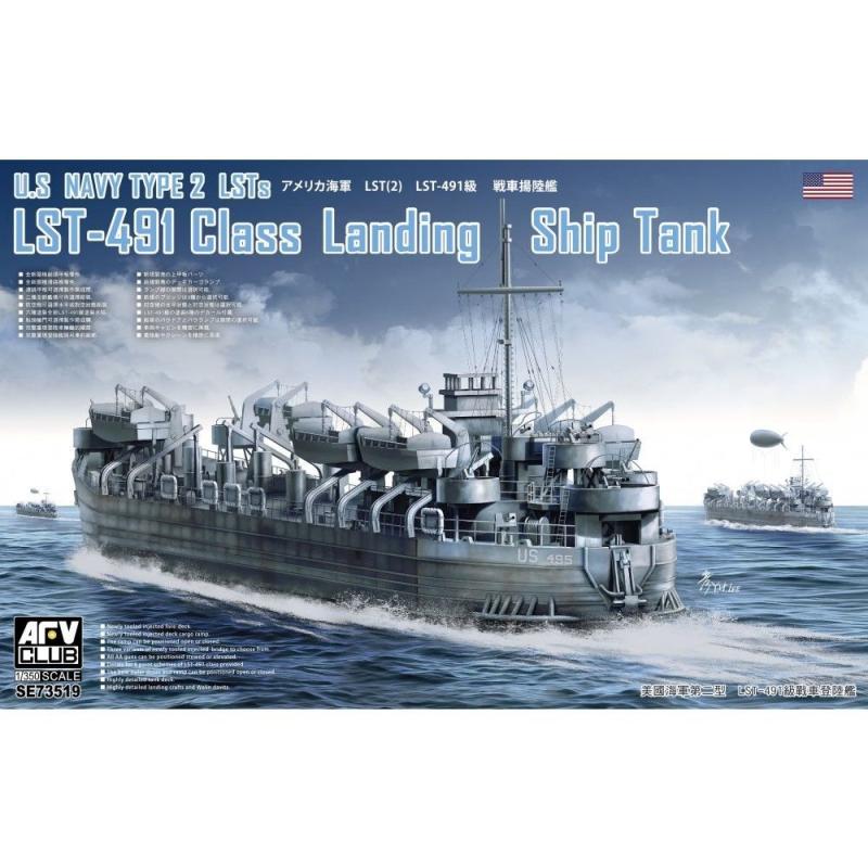 4716965735197 - US Navy Type 2 LSTs LST-491 Class Landing Ship Tank 4716965735197 - US Navy Type 2 LSTs LST-491 Class Landing Ship Tank