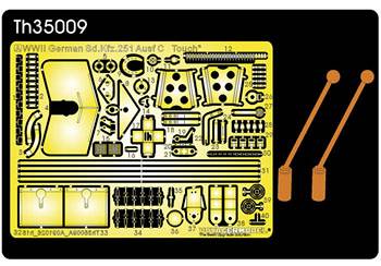 4716965920098 - AFV-Club TH35009 - Super-details set for SdKfz251 AusfC in 135