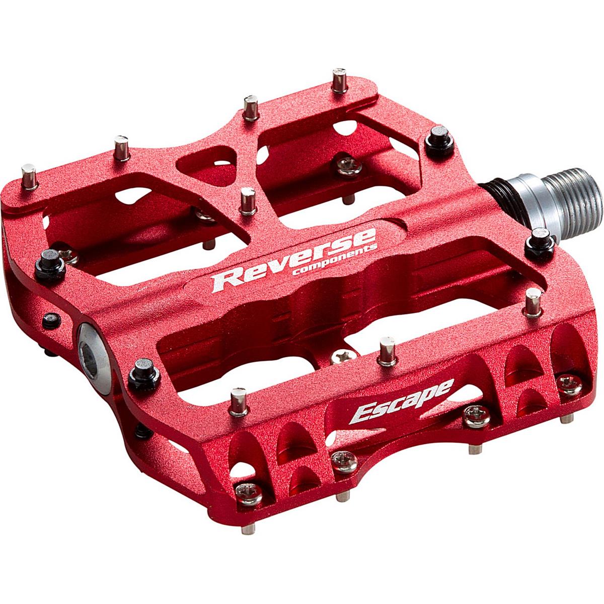 4717480150120 - Roter Rückwärts-Pedal für MTB - Robustes und Zuverlässiges Aluminium 6061