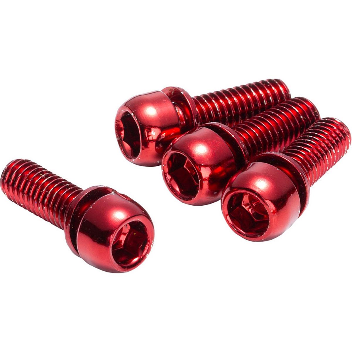 4717480150908 - Set von Bremsadapter-Schrauben M6x18mm Rot aus Stahl