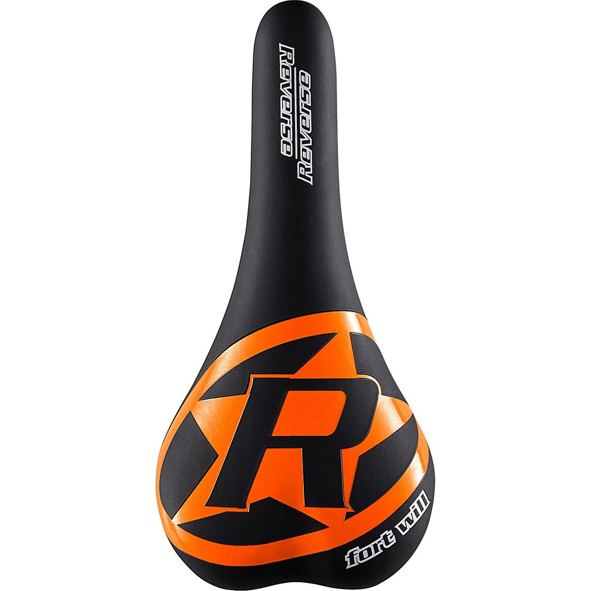 4717480152322 - MTB Sattel Inversa Fort Will Style Schwarz-Orange mit Rutschfester Oberfläche 4717480152322 - MTB Sattel Inversa Fort Will Style Schwarz-Orange mit Rutschfester Oberfläche