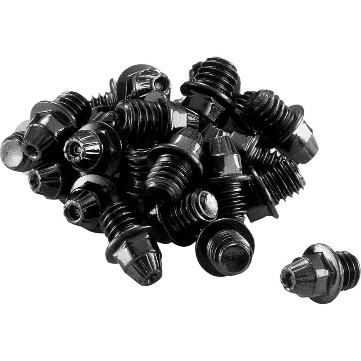 4717480156665 - Set von 24 Rückwärts-Pedalstiften M4 Schwarz aus Stahl