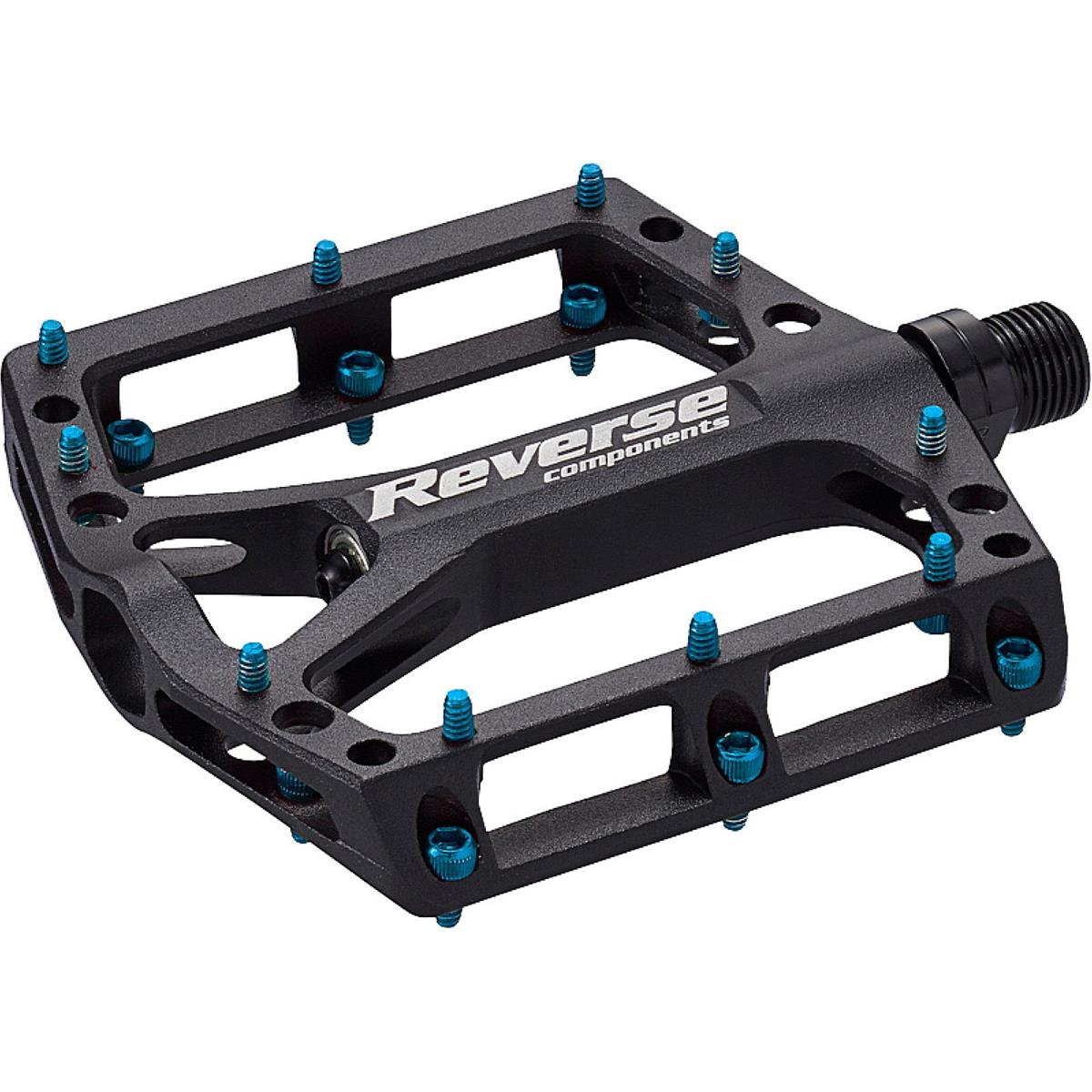 4717480161386 - Rückwärts Pedal Black One Schwarz-Blau aus CNC-Aluminium für MTB