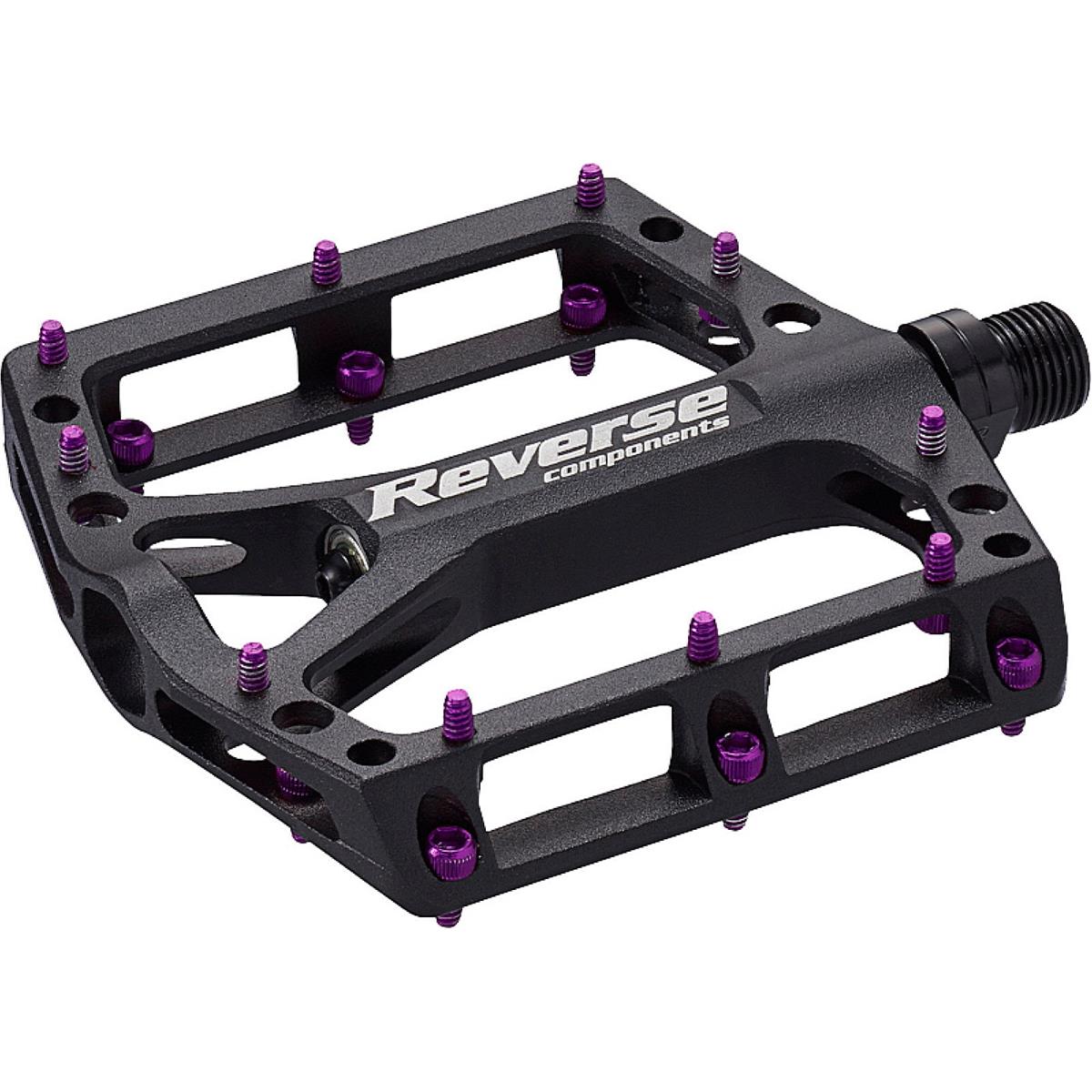 4717480161409 - Rückwärts Pedal Black One Schwarz-Violett für MTB - Elegantes Design und hohe Leistung