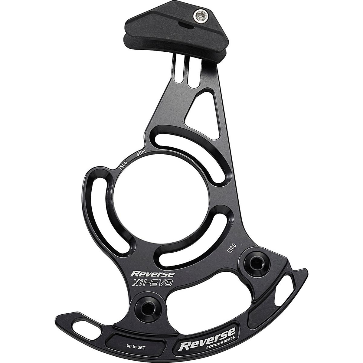 4717480163311 - Kettenführung X11 Evo 28-36T ISCG für Mountainbike ultraleichtes Design aus Aluminium 7075 T6 Schwarz