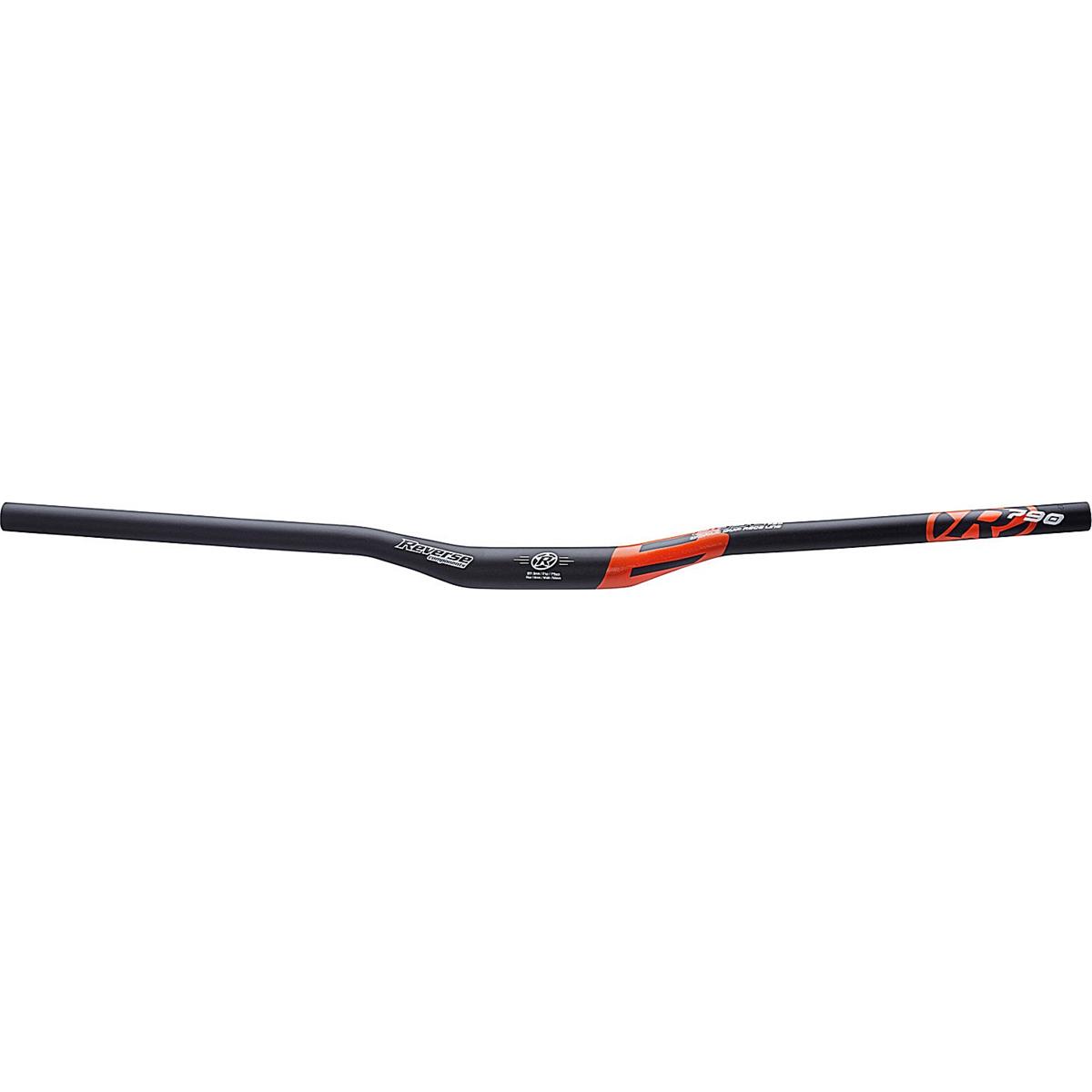 4717480164448 - Lenker 790mm Ø318mm mit 18mm Rise Matt Schwarz-Orange für Enduro All Mountain und Downhill