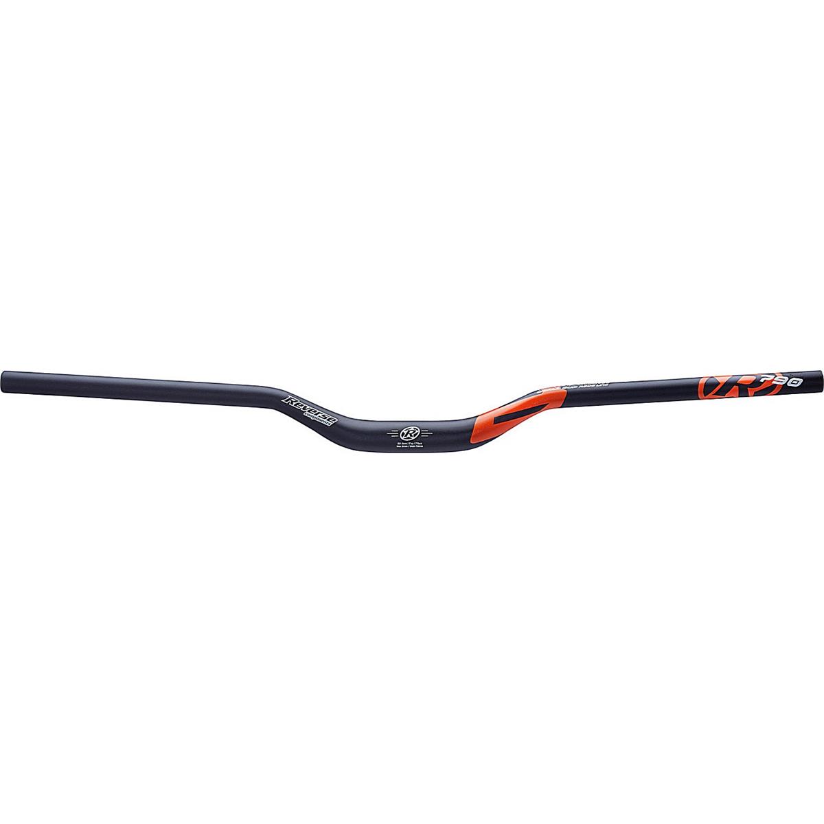 4717480164455 - Lenker 790mm Ø318mm mit 35mm Rise - Matt Schwarz und Orange für Enduro All Mountain und Downhill