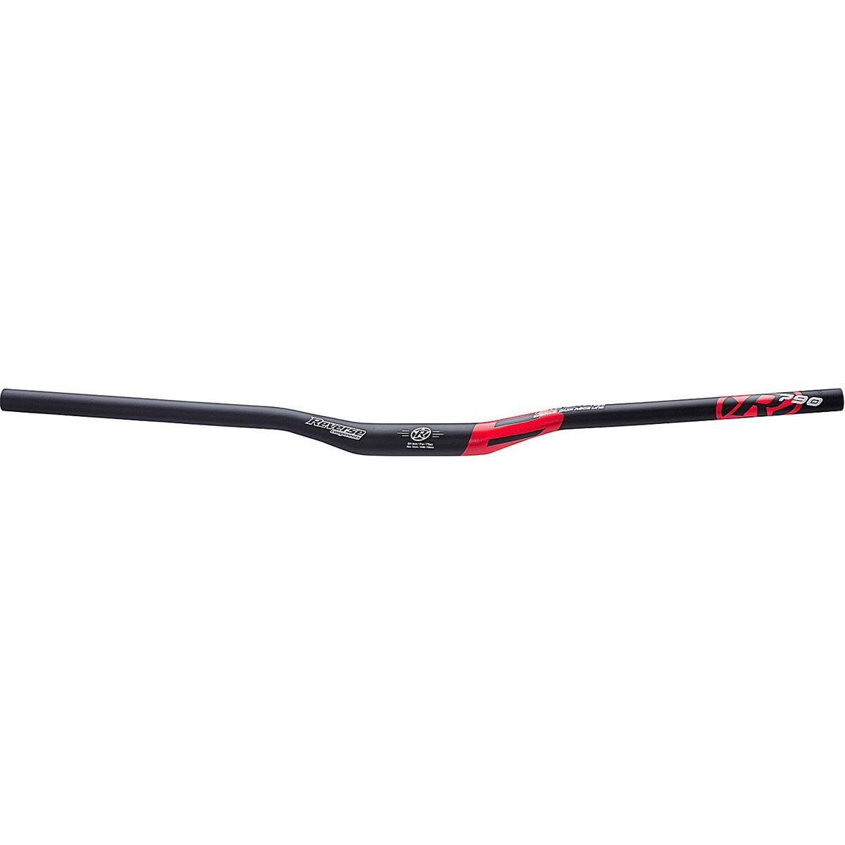 4717480164646 - Lenker 790mm Ø318mm mit 18mm Rise - Matt Schwarz Rot für Enduro All Mountain und Downhill