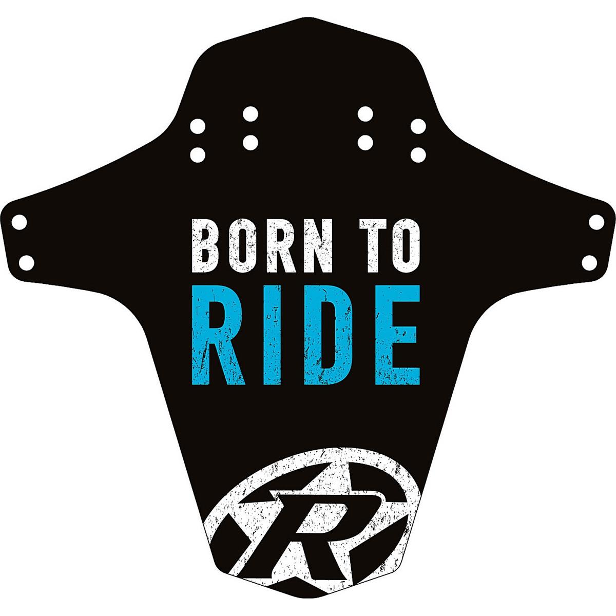 4717480164974 - Born to Ride Schutzblech Schwarz Blau - Vorne und Hinten Montierbar