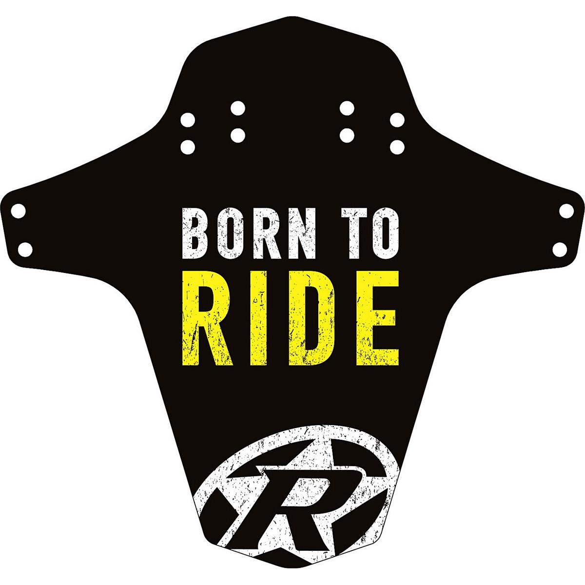 4717480164981 - Born to Ride Schutzblech Schwarz Blassgelb - Vorne und Hinten Montierbar