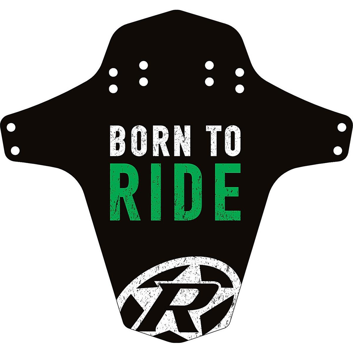 4717480165001 - Born to Ride Rückwärts-Schutzblech für Fahrrad - Schwarz Neon Grün