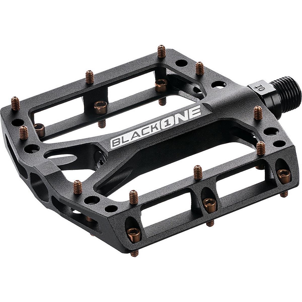 4717480168590 - Rückwärts Pedal Black One Schwarz-Kupfer aus CNC-Aluminium für MTB 4717480168590 - Rückwärts Pedal Black One Schwarz-Kupfer aus CNC-Aluminium für MTB