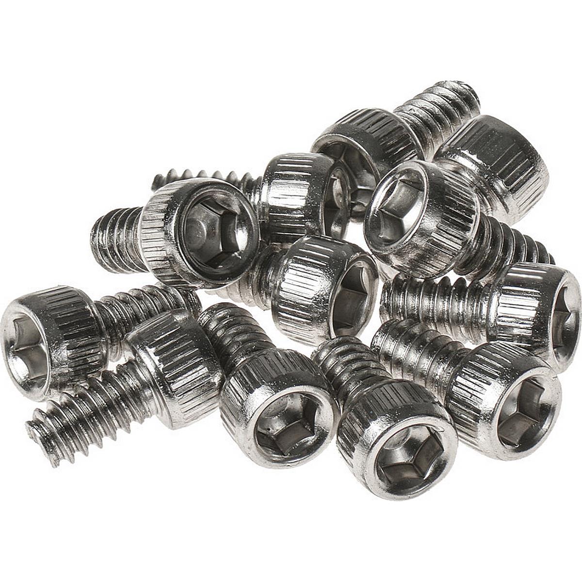 4717480168675 - Pedal Pins aus Stahl 9 mm für Escape Pro Black One und Base - Silber 12 Stück