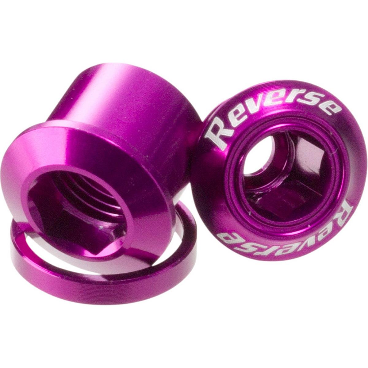 4717480169078 - Violette 7075 Aluminium Krone Schraube - 1 Stück mit 25 mm Distanzstück