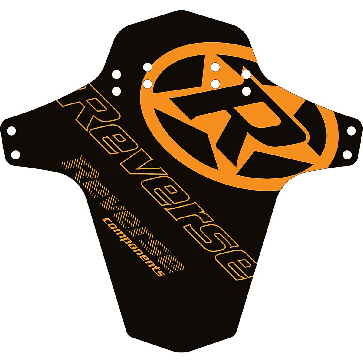 4717480169436 - Logo Mudfender Schwarz Fox-Orange - Vielseitig und Anpassbar für Fahrrad