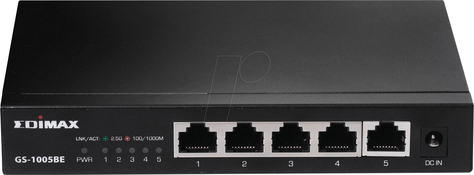 4717964703729 - Edi GS-1005BE - Switch 5-Port 25 Gigabit Ethernet (GS-1005BE) - Edimax