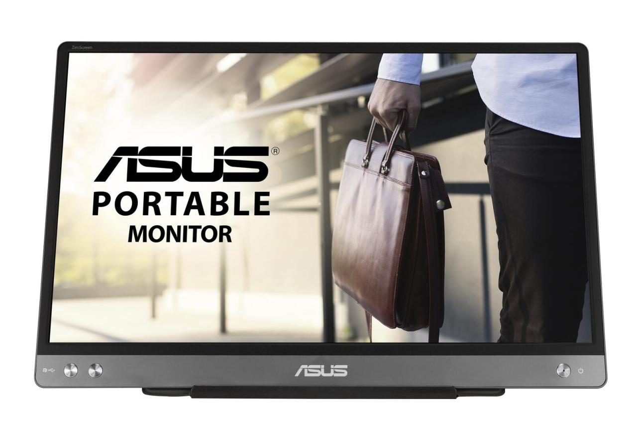 4718017690607 - ASUS ZenScreen MB14AC - LED-Monitor - 356 cm (14) - tragbar - 1920 x 1080 Full HD (1080p) - IPS - 220 cd m² - 7001 - 5 ms - USB - Dunkelgrau