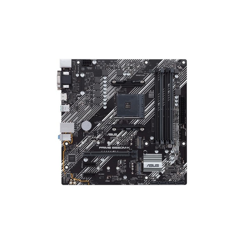 4718017758284 - PRIME B550M-K Mainboard Sockel (PC) AMD AM4 Formfaktor (Details) Micro-ATX Mainboard-Chipsatz AMD® B550