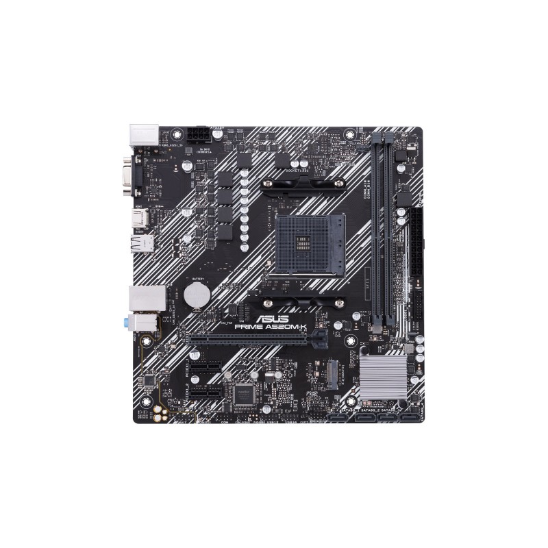 4718017826921 - ASUS PRIME A520M-K Mainboard - AMD A520 - AMD AM4 socket - DDR4 RAM - Micro-ATX