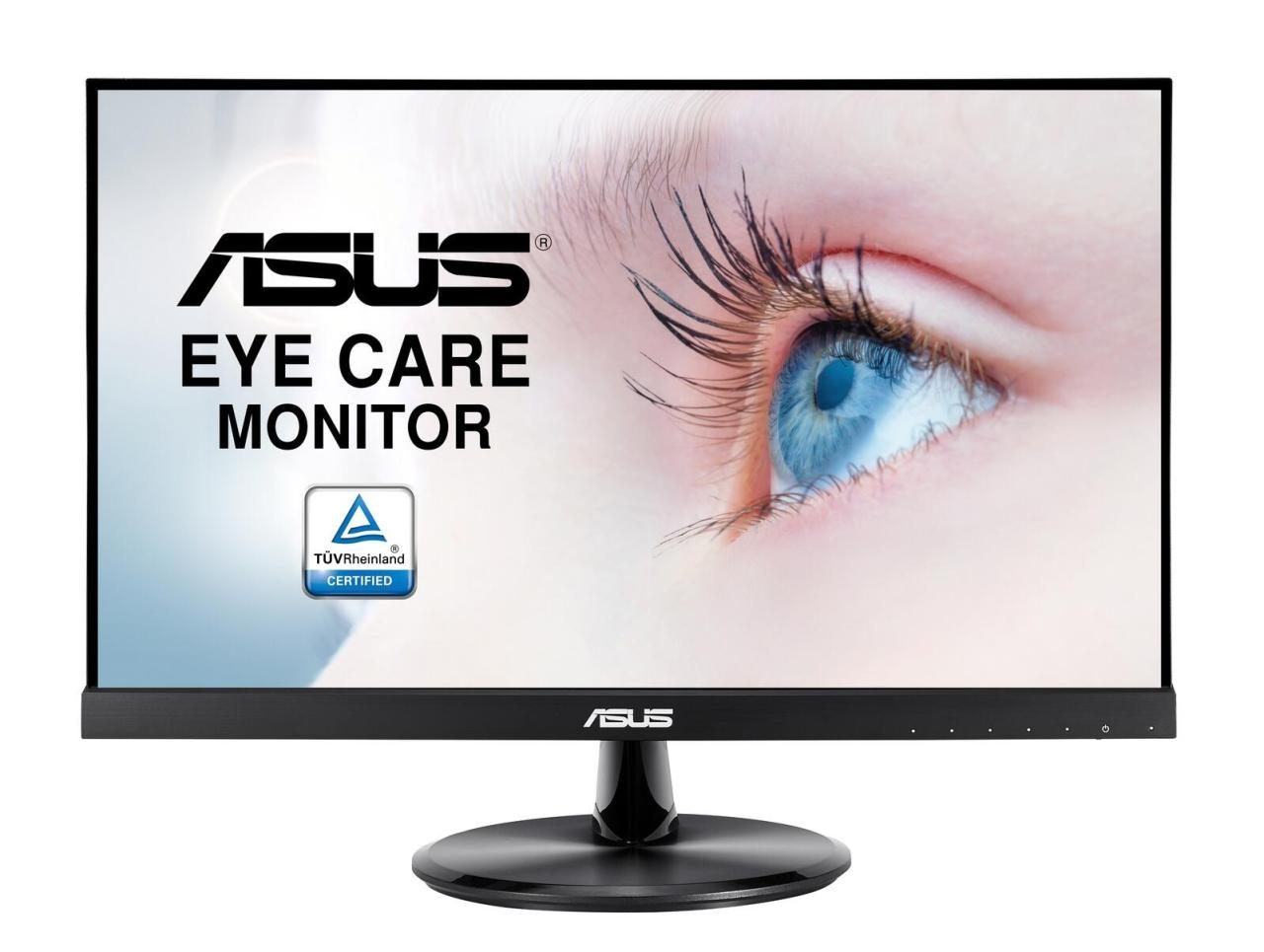 4718017838511 - ASUS VP229Q - LED-Monitor - 546 cm (215) - 1920 x 1080 Full HD (1080p) @ 75 Hz - IPS - 250 cd m² - 10001 - 5 ms - HDMI VGA DisplayPort - Lautsprecher - Schwarz