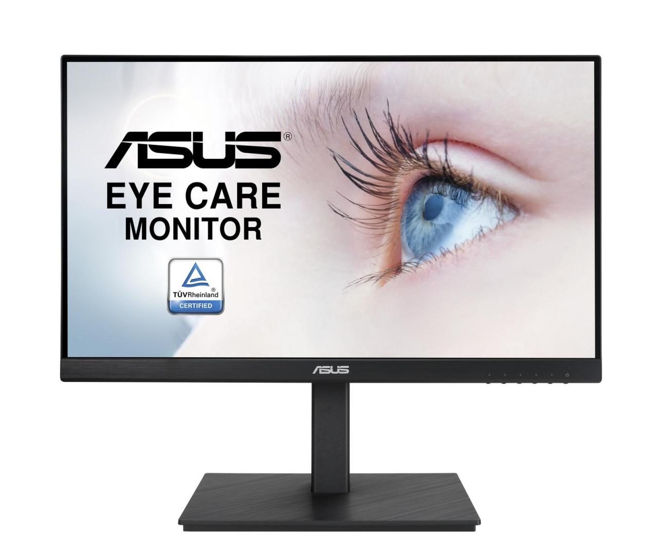 4718017838658 - ASUS VA229QSB - Monitor - 5461 cm (215 ) LED IPS Full-HD 75Hz 5ms FreeSync Höhenverstellung Pivot DP HDMI VGA [Energieklasse F] (90LM06C5-B01370)