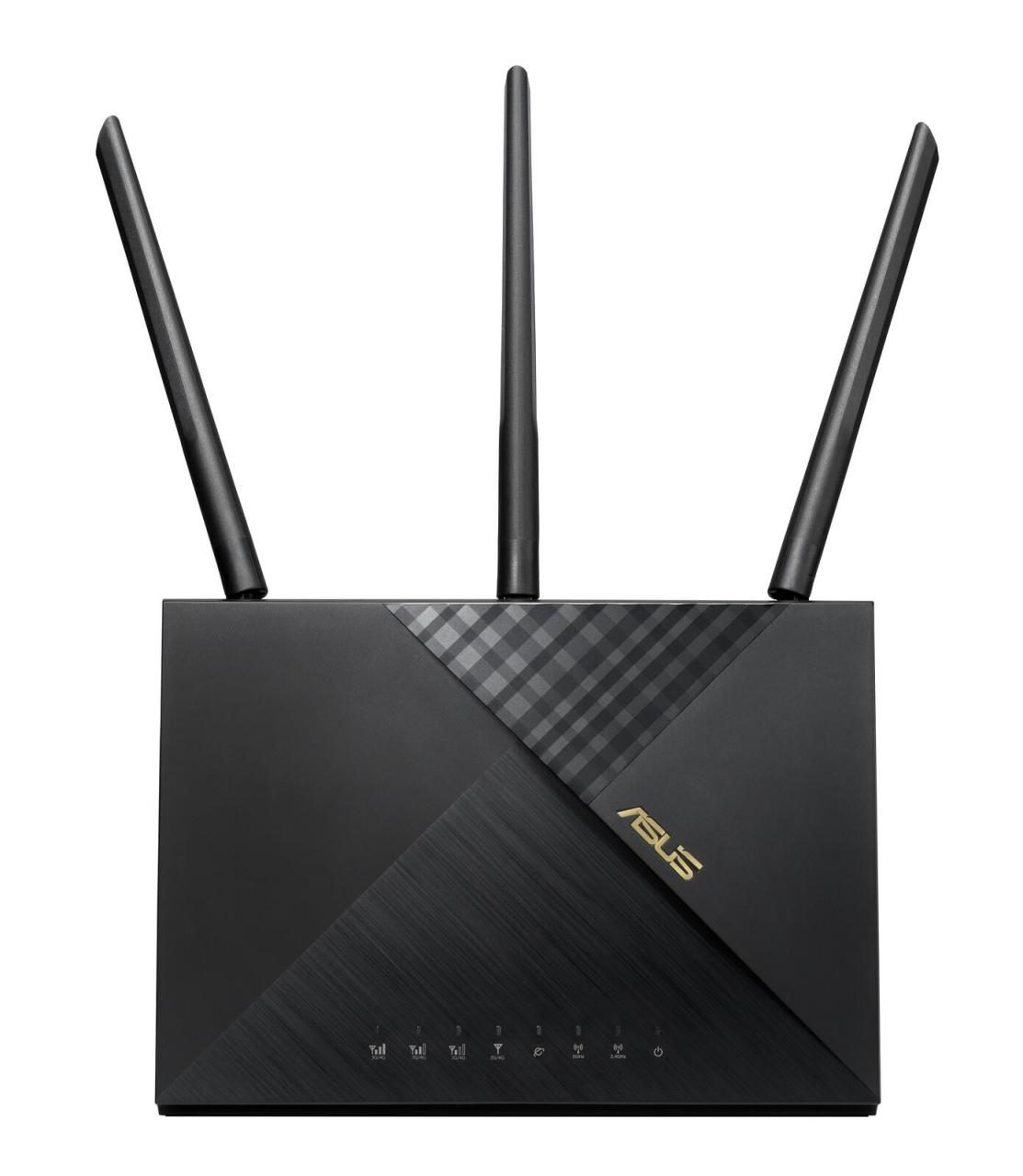 4718017869225 - ASUS 4G-AX56 AX1800 LTE W-LAN Router Dual-Band WiFi 6 LTE (Cat 6 bis zu 300 Mbits) LAN (90IG06G0-MO3110)