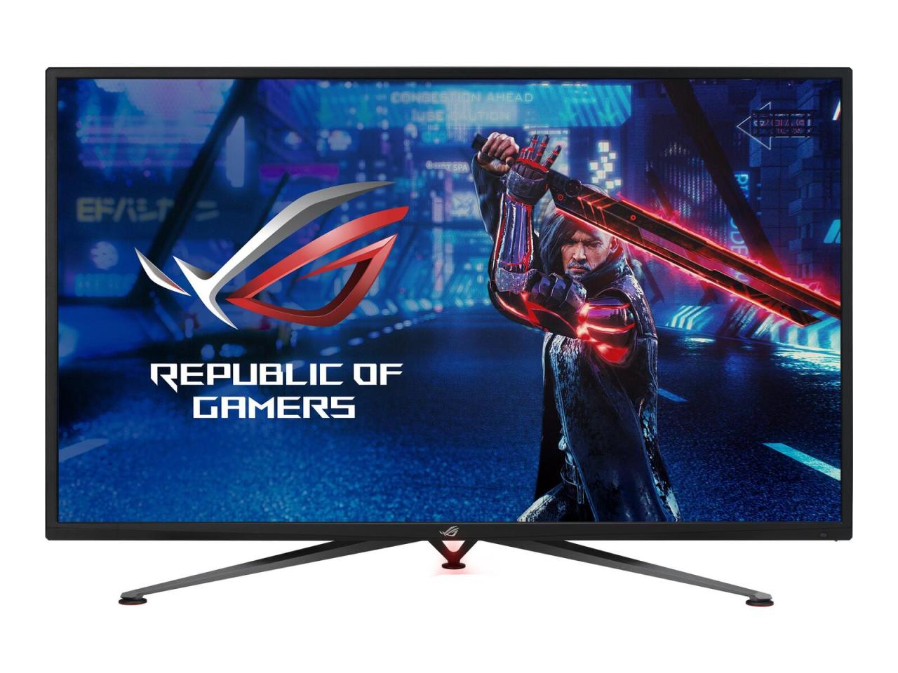 4718017940283 - ASUS ROG Strix XG438QR - LED-Monitor - 1092 cm (43) - 3840 x 2160 4K @ 120 Hz - VA - 450 cd m² - 40001 - 4 ms - 3xHDMI DisplayPort - Lautsprecher - Schwarz (90LM04U0-B02170)