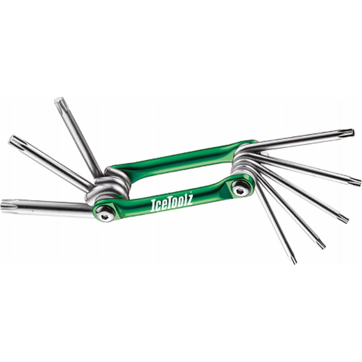 4718152962911 - Kompaktes Multitool mit 8 Torx-Schlüsseln T9-T40 - 87x208x388 mm