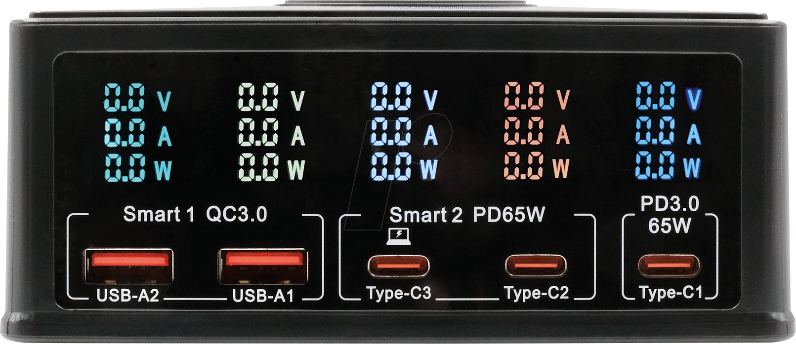 4718359011061 - EX-1106 - Multiport High Power Charger mit QI 15W und USB-C PD mit max 16