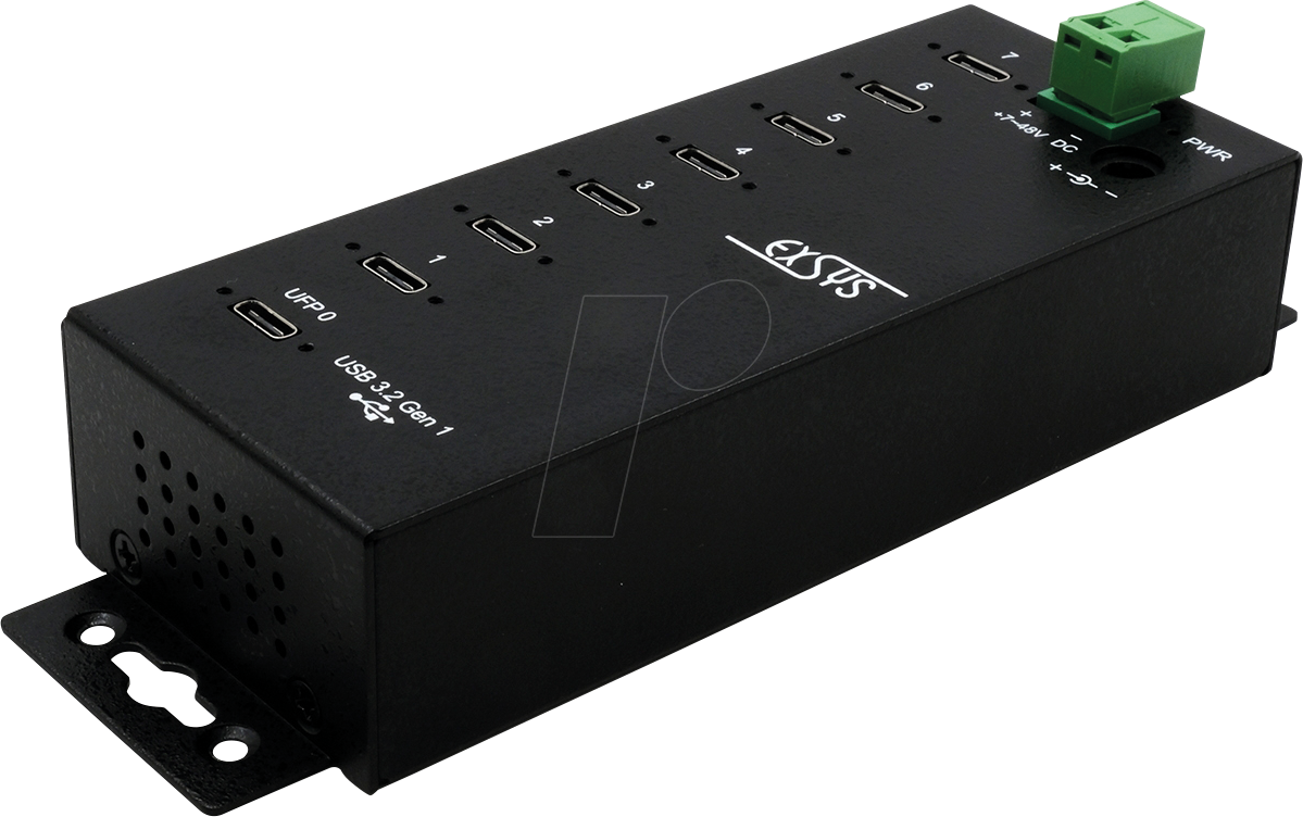 4718359011474 - EX1147HMVS - USB 30 7x C-Port Industrie-Hub 15kV EDS Din-Rail 4718359011474 - EX1147HMVS - USB 30 7x C-Port Industrie-Hub 15kV EDS Din-Rail