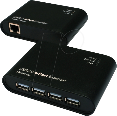 4718359014451 - EX-1445 - USB 20 Hub 4 Port Verlängerung Cat5 6 50 m