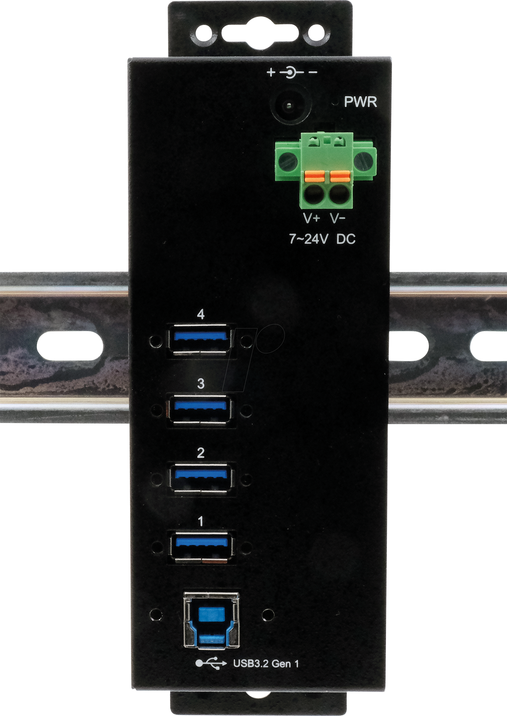 4718359015052 - EX1505HMVS - USB 30 4-Port Industrie-Hub Managed 15 kV ESD