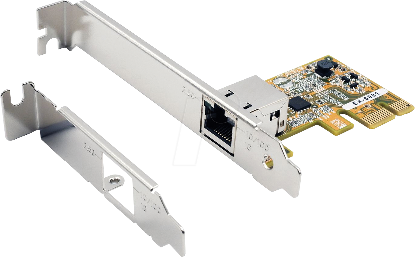 4718359060816 - EX-6081 - Netzwerkkarte PCIe 25 Gigabit Ethernet 1x RJ45