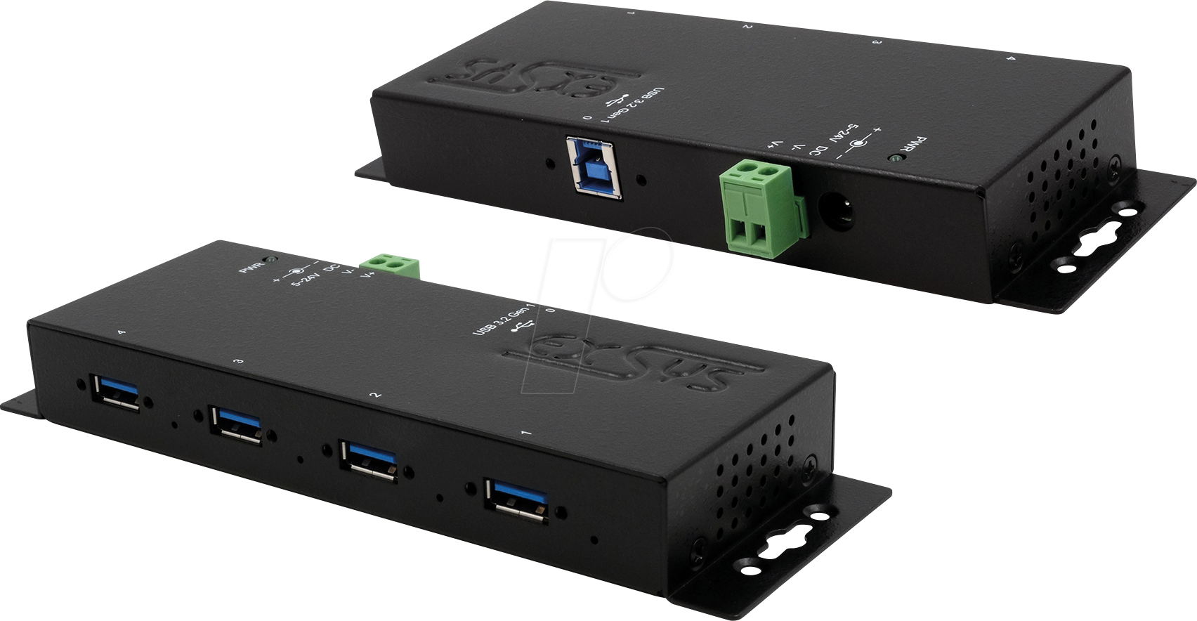 4718359118418 - 1184HMVS-2 - USB 30 4-Port Industrie-Hub 4x USB-A 15 kV ESD