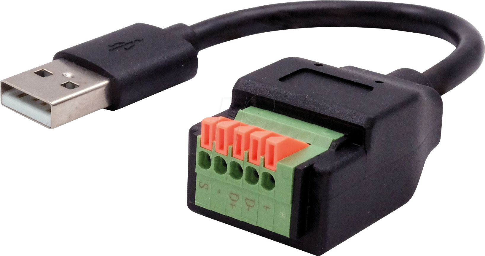 4718359491290 - EX-49129 - USB 20 Konverter USB-A Stecker auf 5-pin Terminal Block