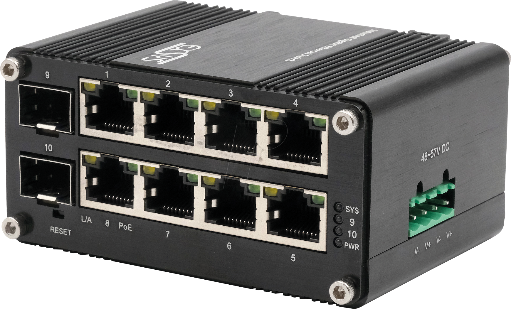 4718359620324 - EX62035MPS - Switch 8+2-Port Gigabit Ethernet PoE+ SFP