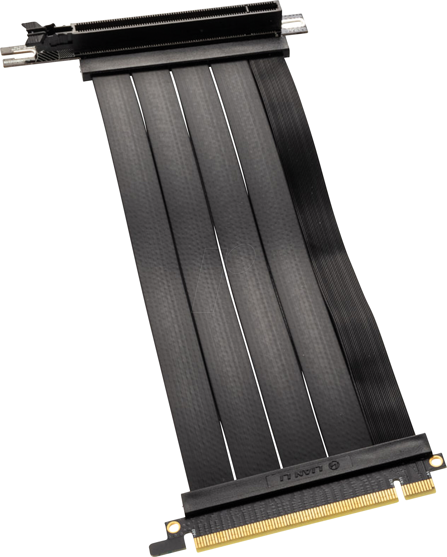4718466009838 - LIAN PW-PCI-420 - Lian Li PCIe x16 Riser Flachband-Kabel PCIe 40 200mm schwarz 4718466009838 - LIAN PW-PCI-420 - Lian Li PCIe x16 Riser Flachband-Kabel PCIe 40 200mm schwarz