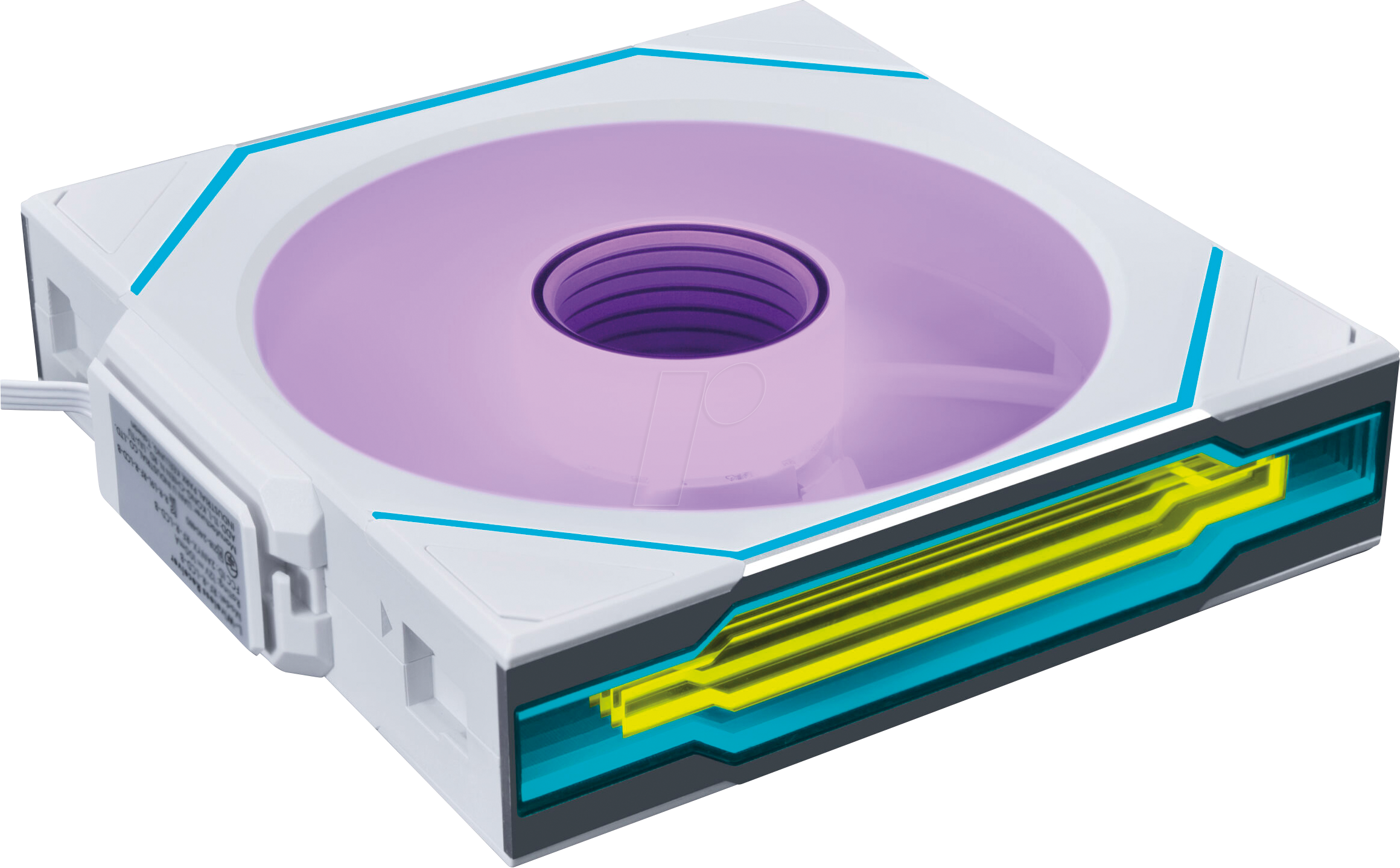 4718466017680 - UNI FAN SL INF Wireless Reverse White - 120mm - Gehäuselüfter - 120mm - Weiß mit RGB-Beleuchtung - 30 dBA